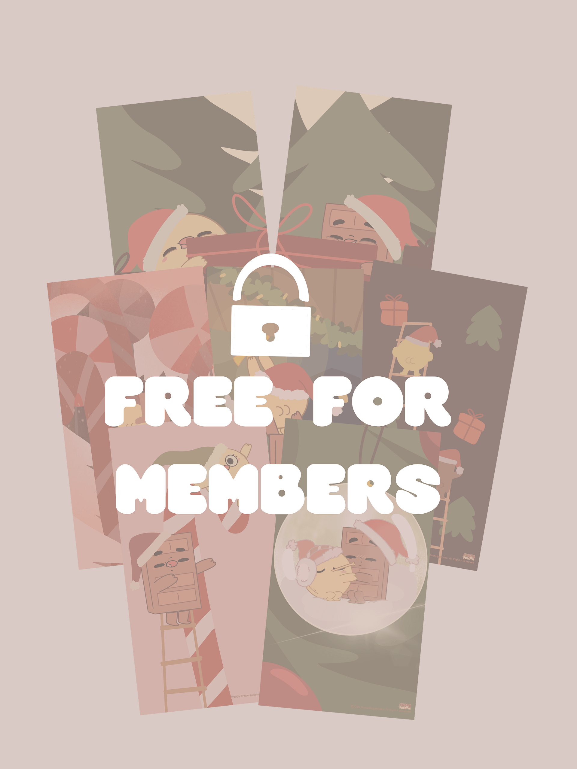 Phone Wallpapers- Christmas Pack (FREE for Cookie Members) product image (1)