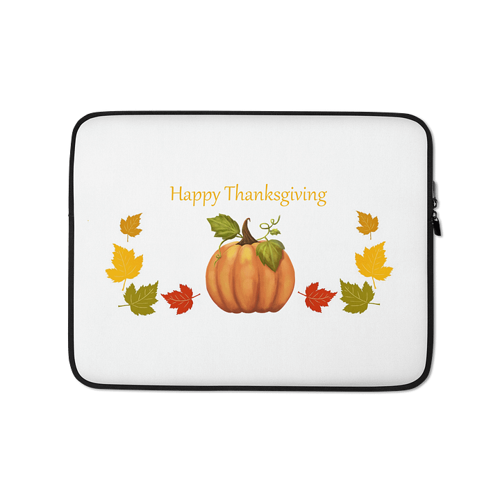 Happy Thanksgiving Laptop Sleeve product image (1)
