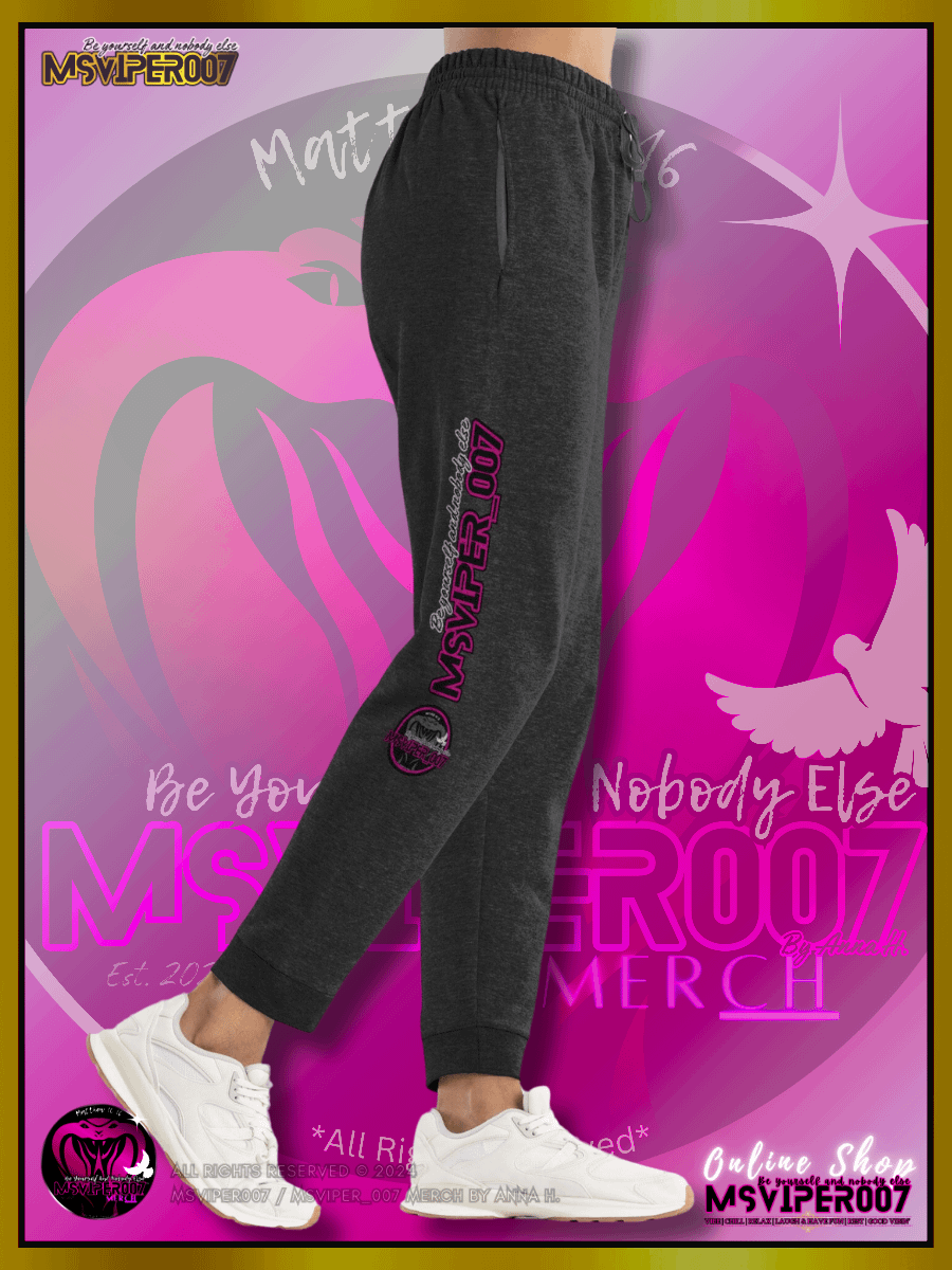 Pants - "MsViper_007™ Brand" [pink/blk] - Support&Sport" Cozy Comfort Jogger Pants By Anna H. product image (6)