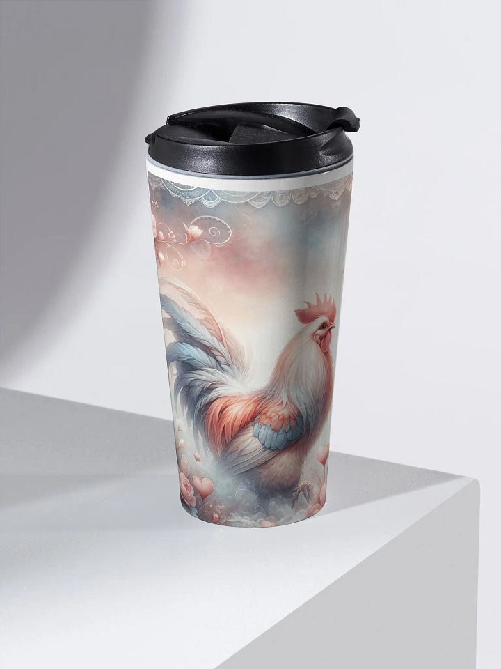 Whimsical Chickens Stainless Steel Travel Mug product image (2)