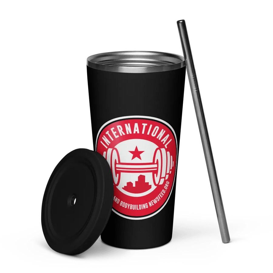 IFBNewsfeed.Org's Insulated Tumbler with a Straw product image (5)