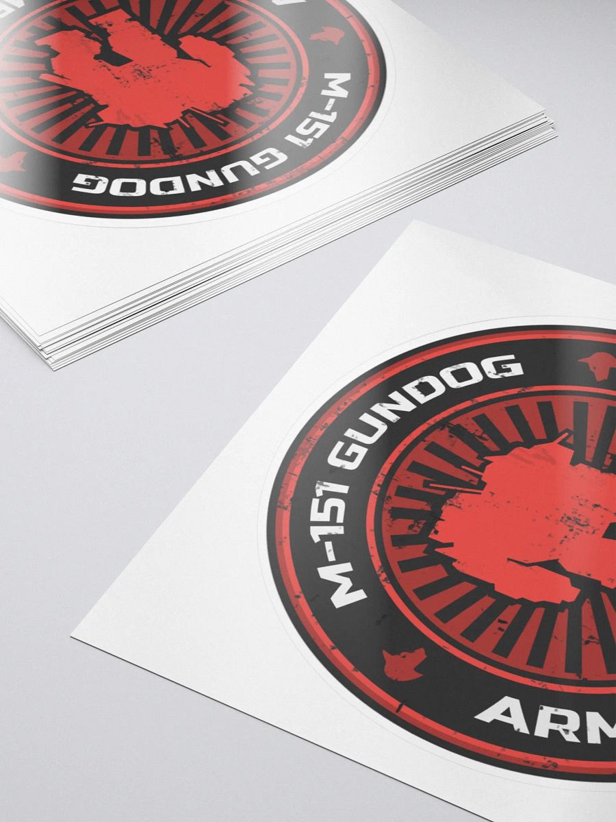M-151 Gundog vinyl sticker product image (5)