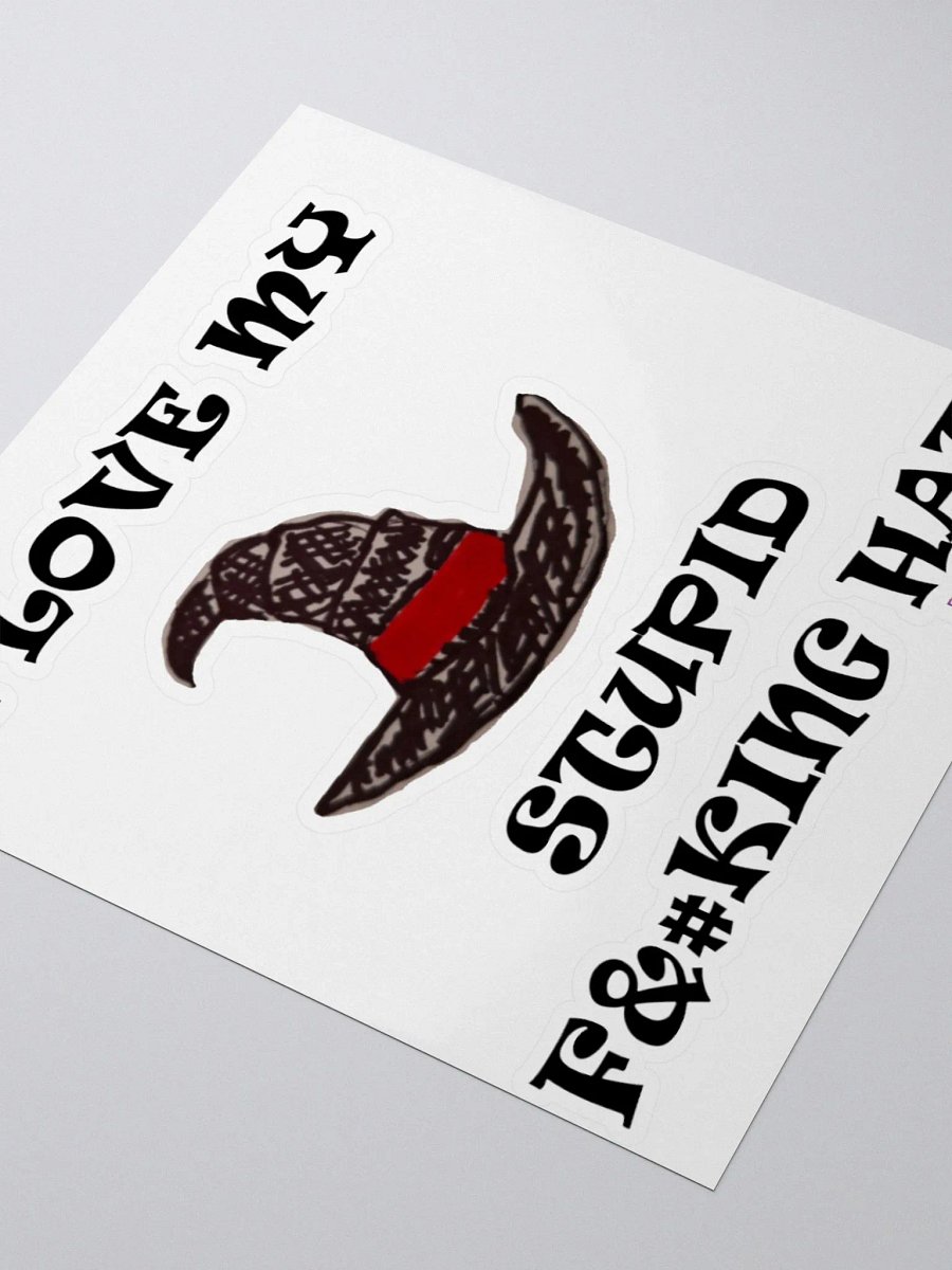 Stupid Hat Sticker product image (3)