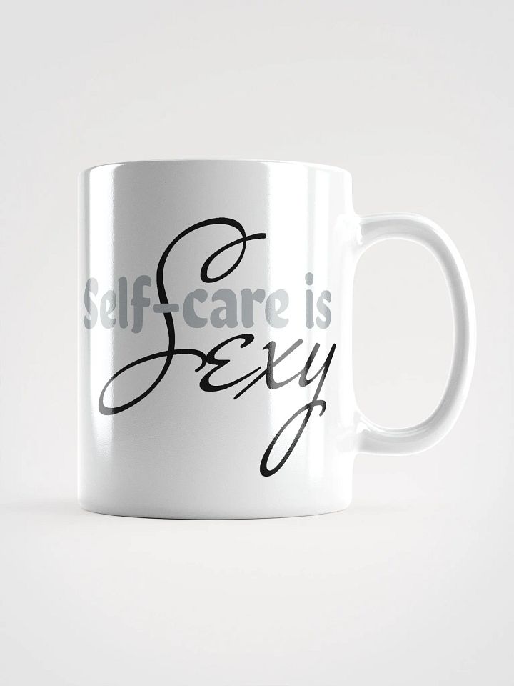 Self care is sexy - Tall black mug product image (1)