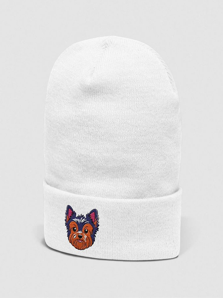 Yorkie Vibes Embroidered Beanie product image (17)