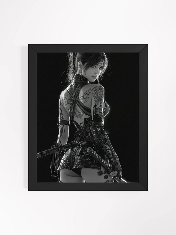 Shadow Blade Framed Matte Wall Art Canvas product image (2)