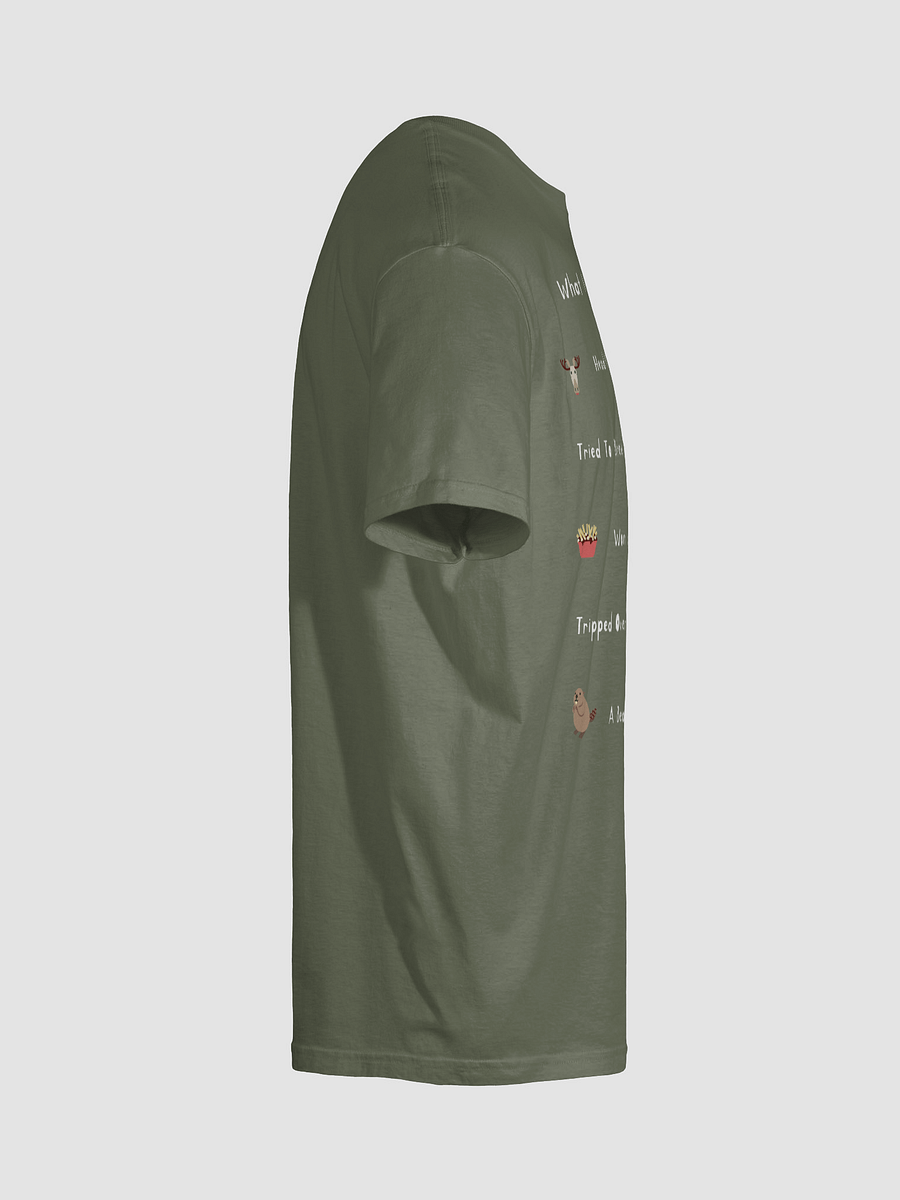 WHAT HAPPENED TO ME ? (Canadian Edition): Unisex Softstyle T-shirt, Military Green product image (10)