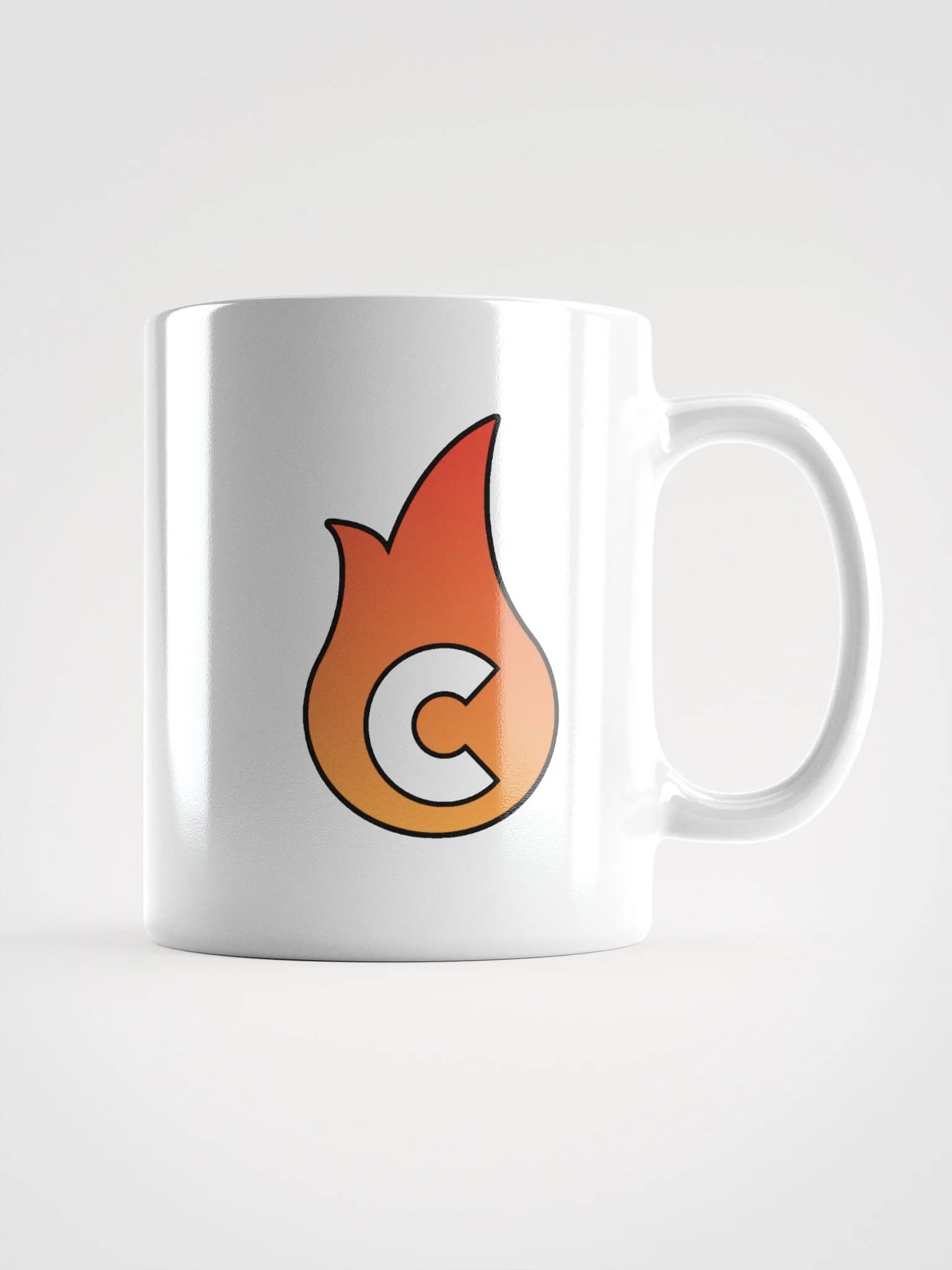 Logo V1 White Glossy Mug product image (2)