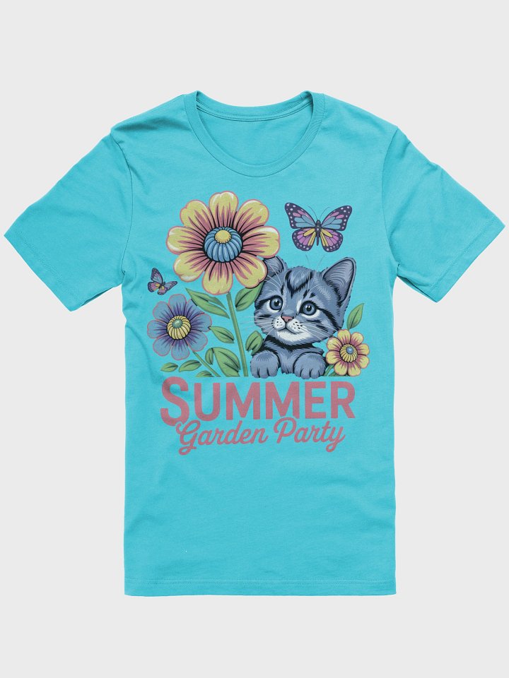 Summer Garden Party Kitten T-Shirt product image (8)