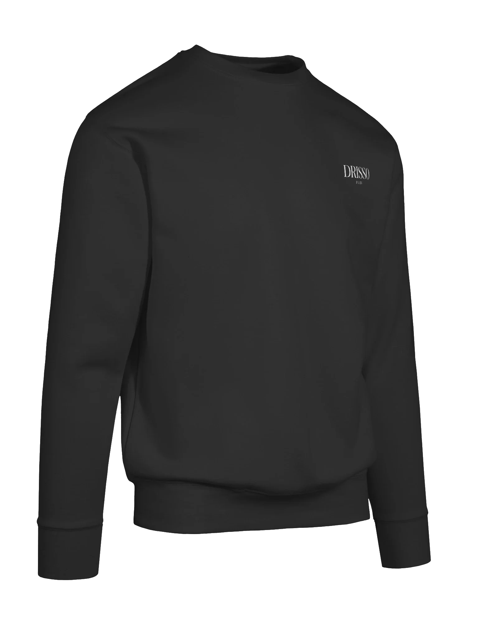 Drisso Paris™ Black Cotton Heritage Premium Sweatshirt product image (10)