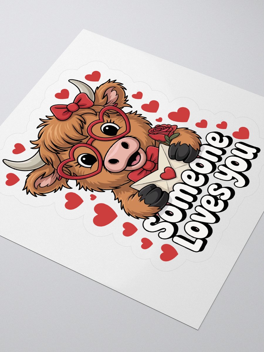 Valentine Cow Sticker Set product image (7)