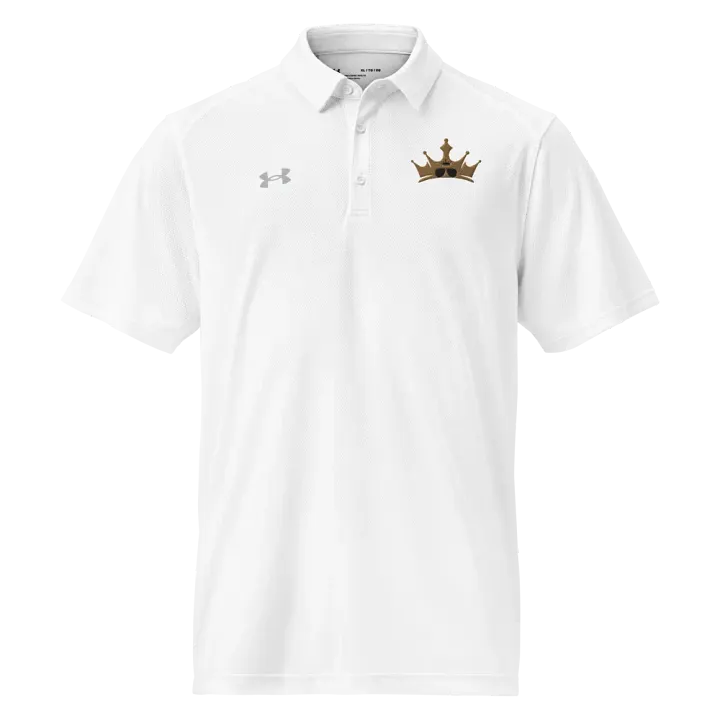 Talking Pounds WHITE UNDER ARMOUR POLO SHIRT product image (1)