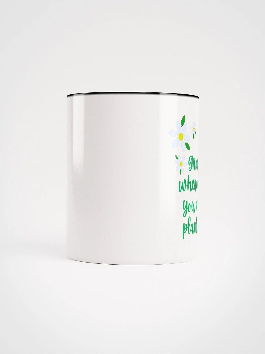 Daisy Grow Wherever You Are Planted Ceramic Mug Yellow, product image (25)