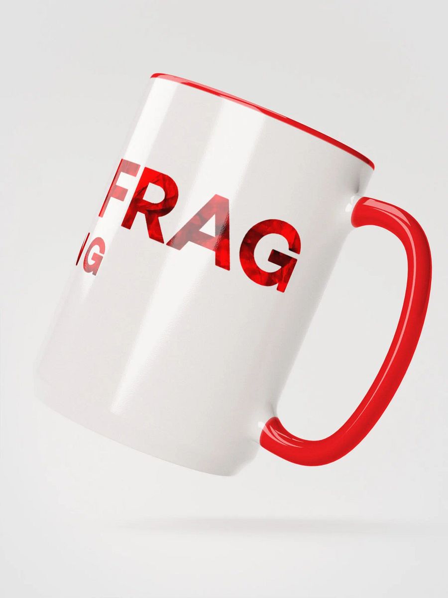TopFrag™ Red Ceramic Mug with Color Inside product image (5)