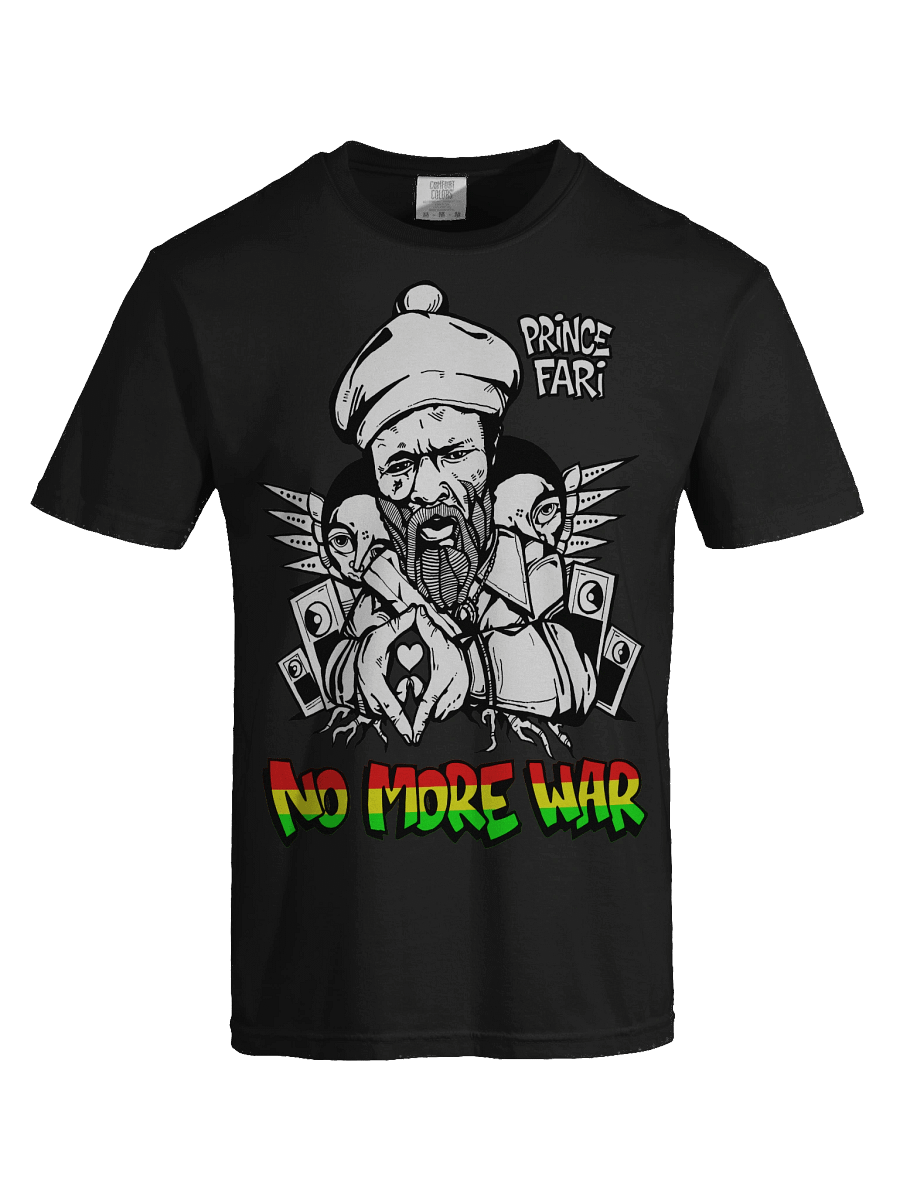 Prince Far I T-Shirt by RasTerms37 (Grey / Red Gold Green / Premium) product image (4)