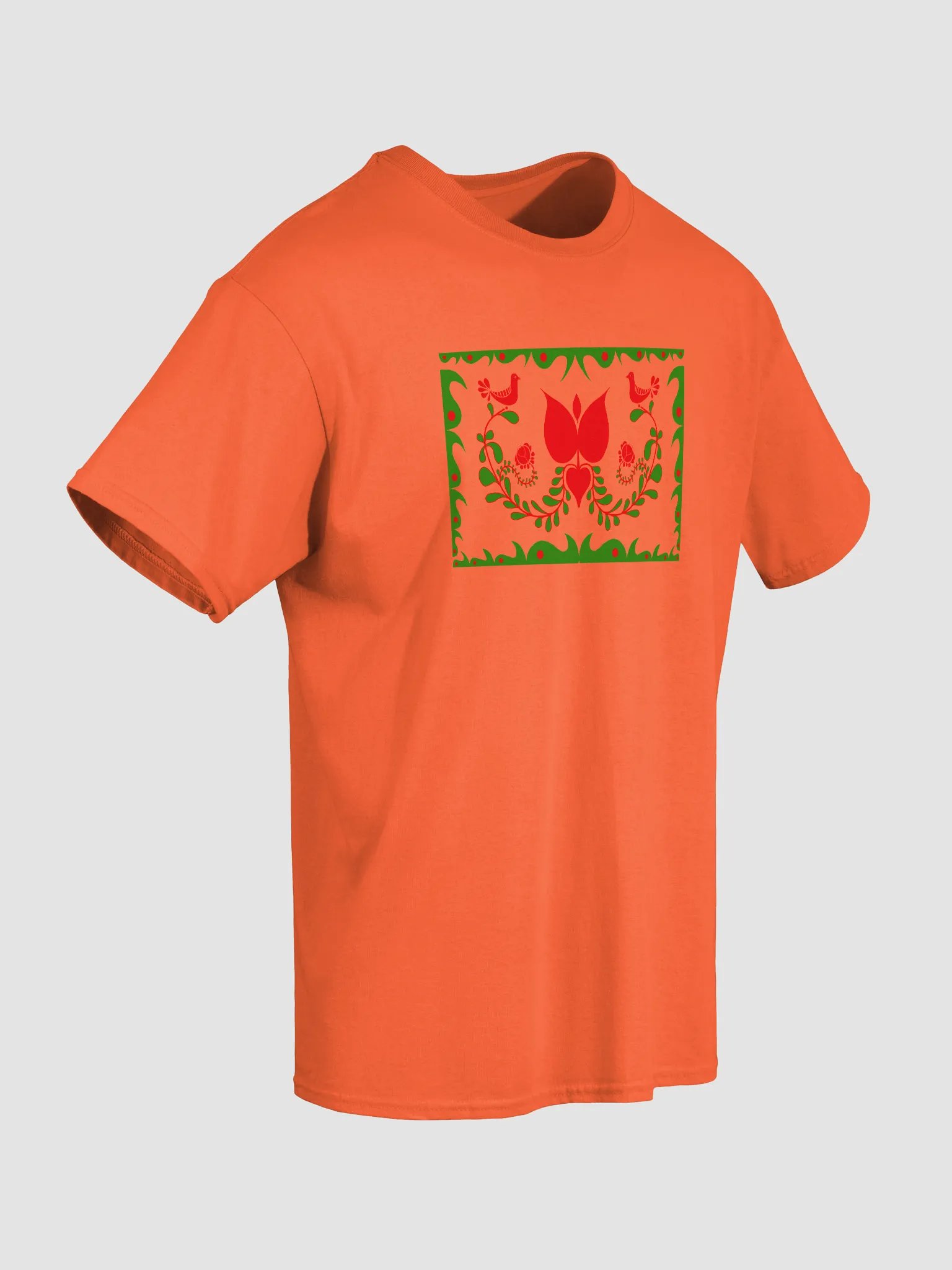 Vibrant Hungarian Folk Art T-Shirt product image (5)
