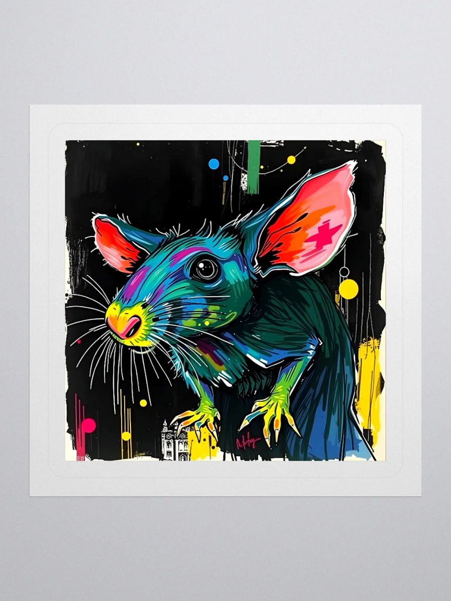 Rats really are great, I swear! Kiss Cut Stickers product image (1)