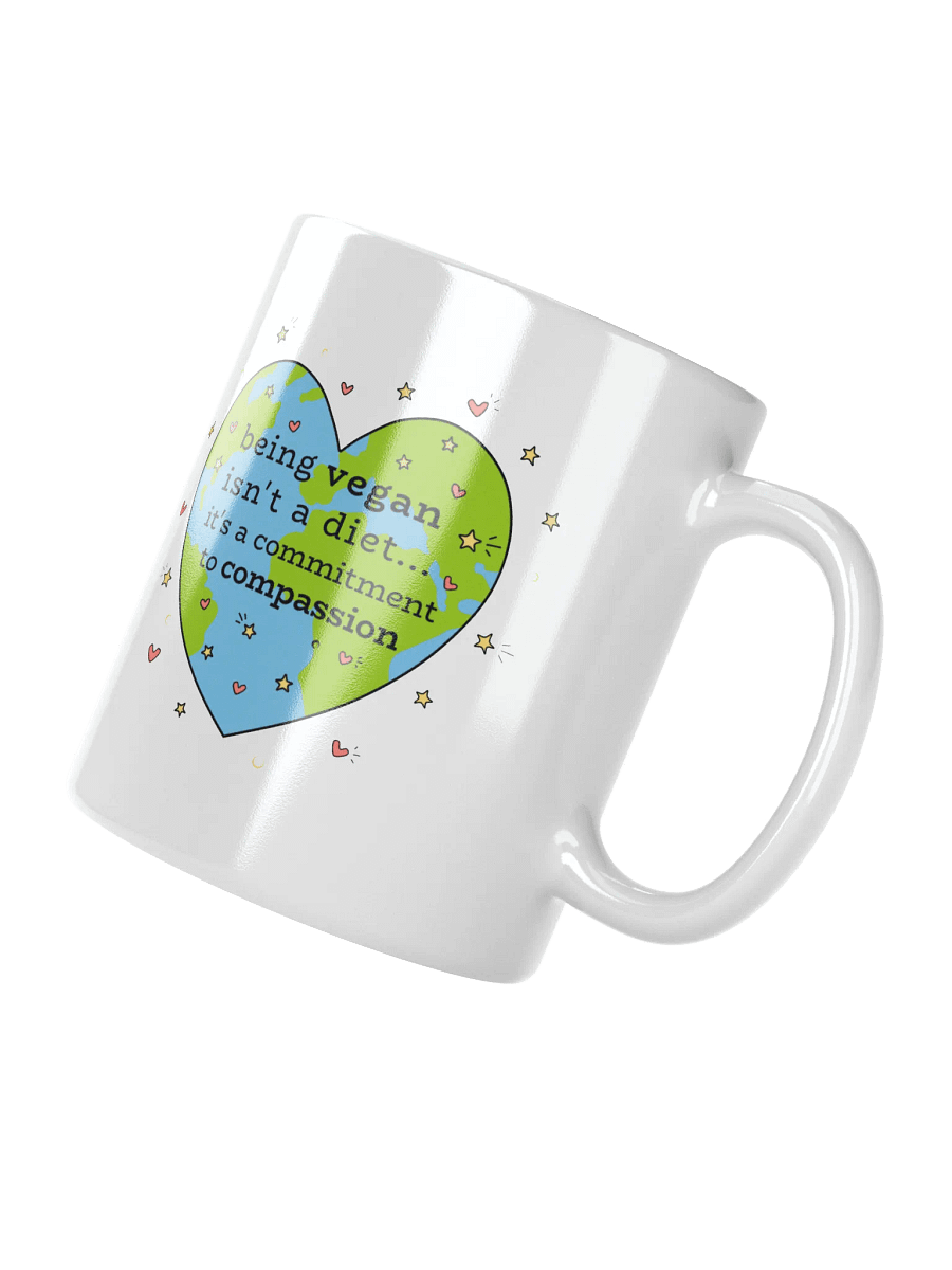 “Being Vegan is not a Diet” Coffee or Tea Mug product image (2)