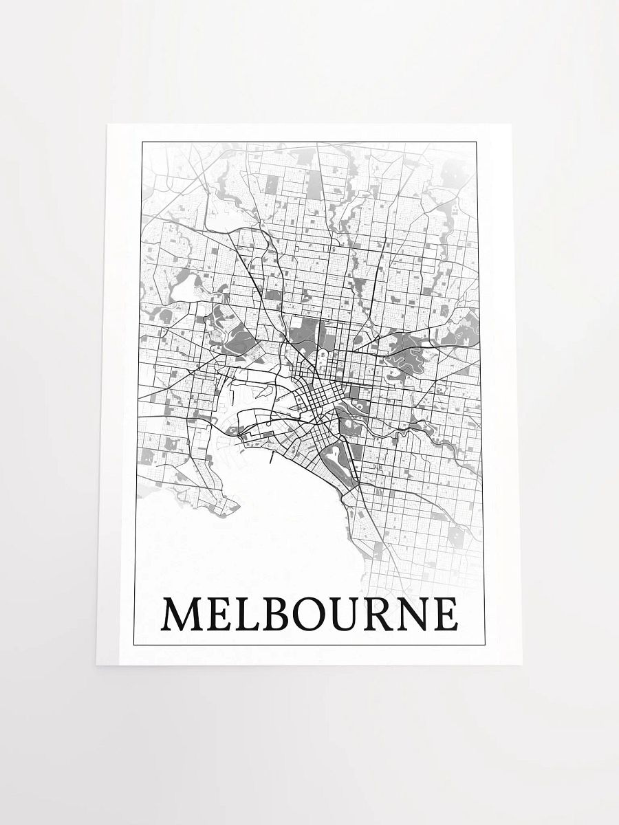 Melbourne, Australia, city map print product image (16)