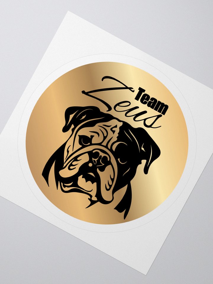 Between the Birches // Team ZEUS Circle Sticker product image (2)