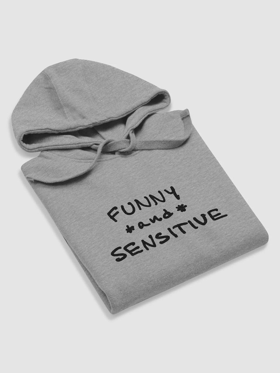 FUNNY *and* SENSITIVE printed heavyweight hoodie product image (5)