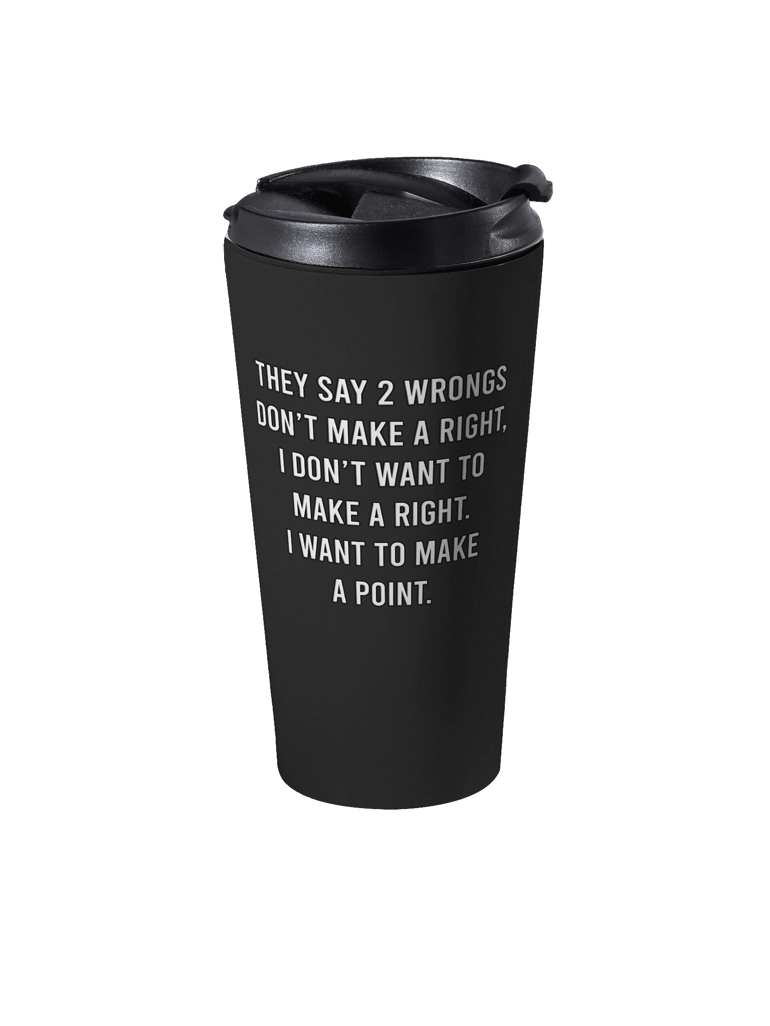 2 Wrongs - Travel Mug product image (2)
