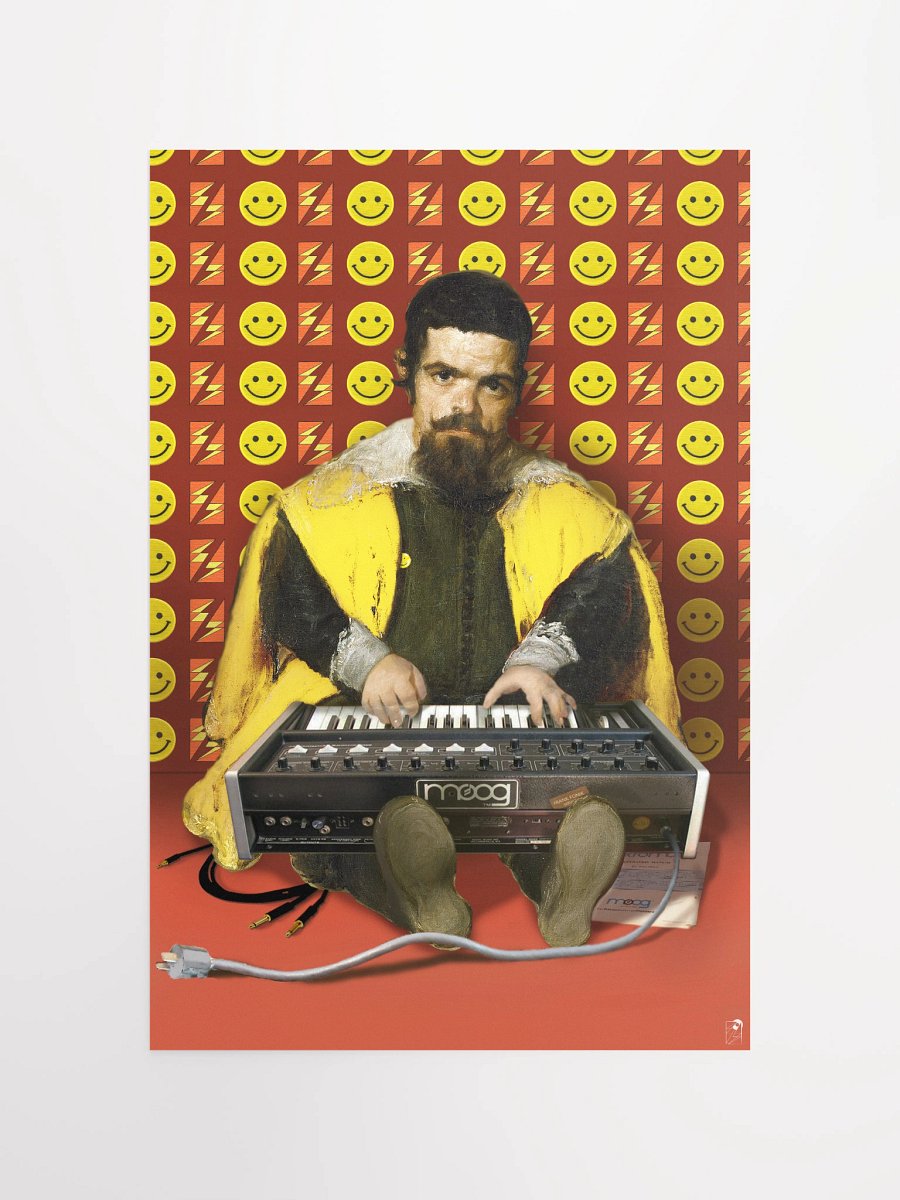 El Micromoog del Primo, Micromoog tribute by Frank Fonik, EDM Techno Enhanced Matte Poster product image (10)