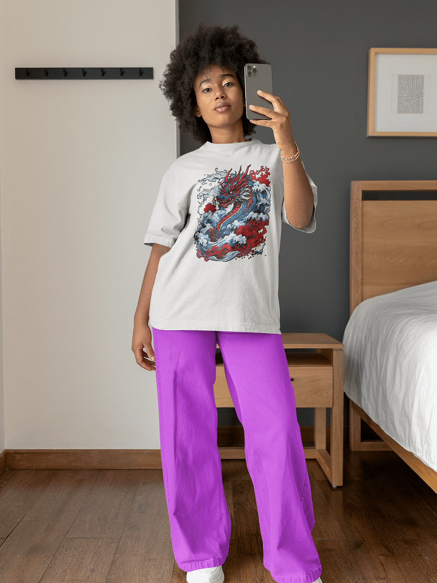 Windfire Dragon Oversized Tee product image (21)