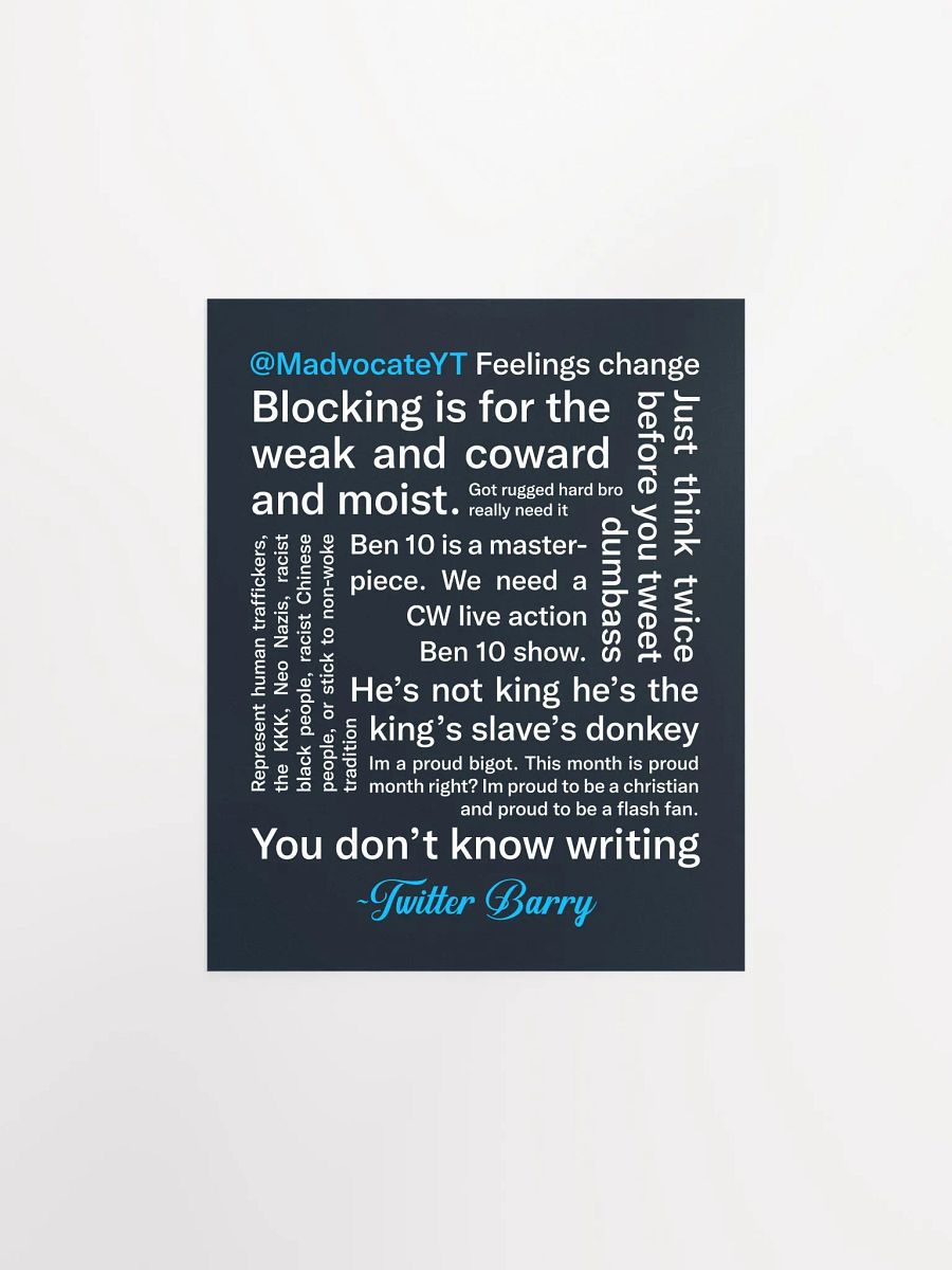 Twitter Barry Poster product image (1)