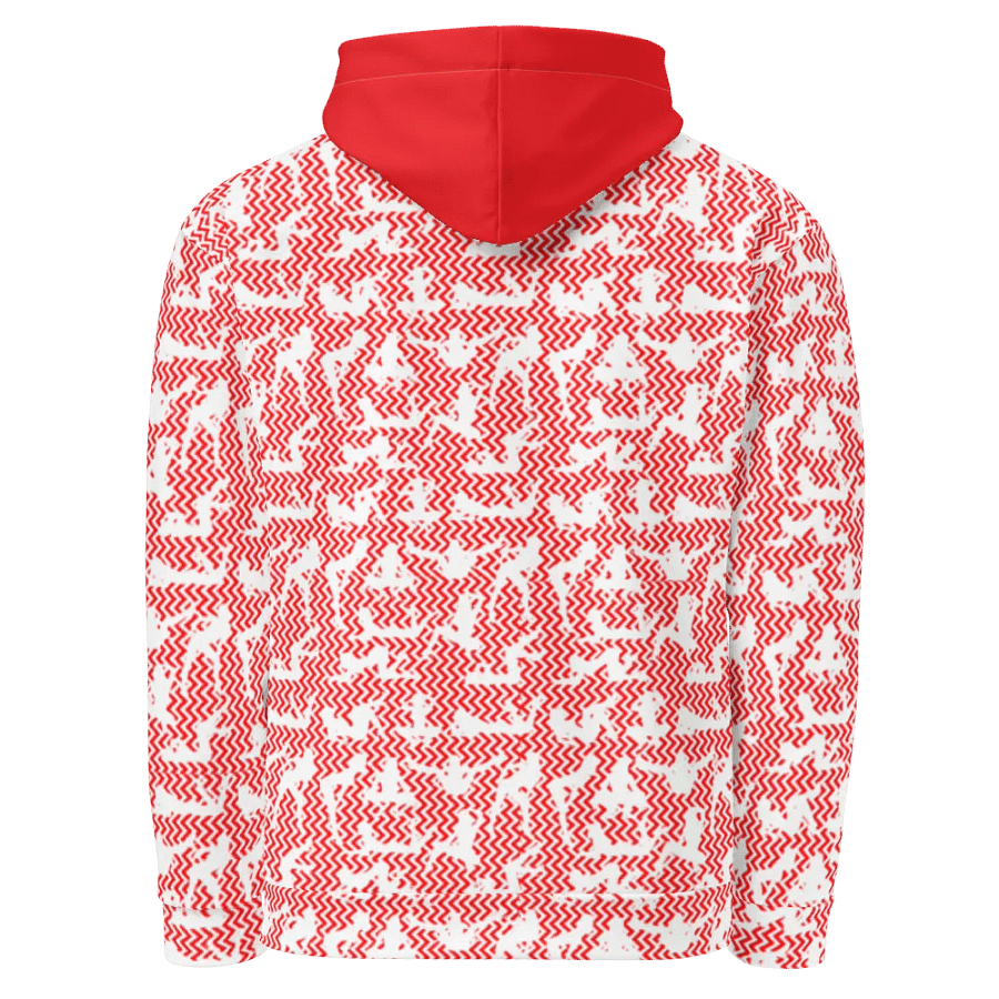 Dynamic Zig-Zag - RED | Unisex Hoodie product image (3)