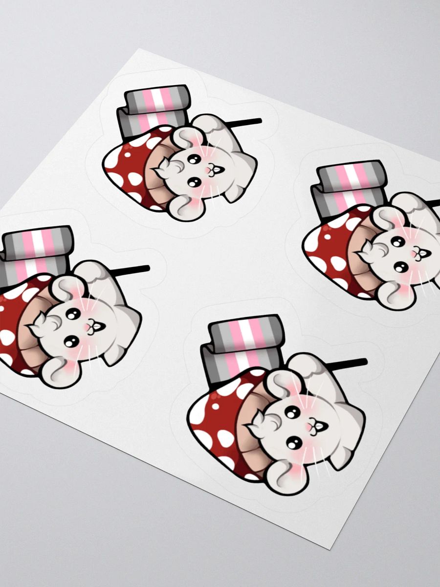 Demigirl Pride Flag Stickers product image (3)