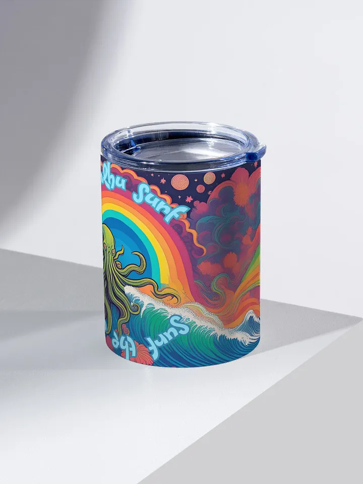 Cthulhu Surf Stainless Steel 10 oz Tumbler w/ lid 02A product image (2)