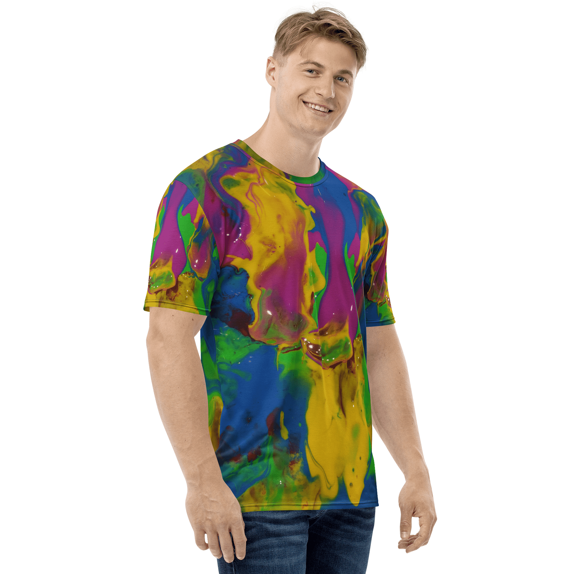 Customizable All-Over Print Crew Neck T-Shirt product image (4)