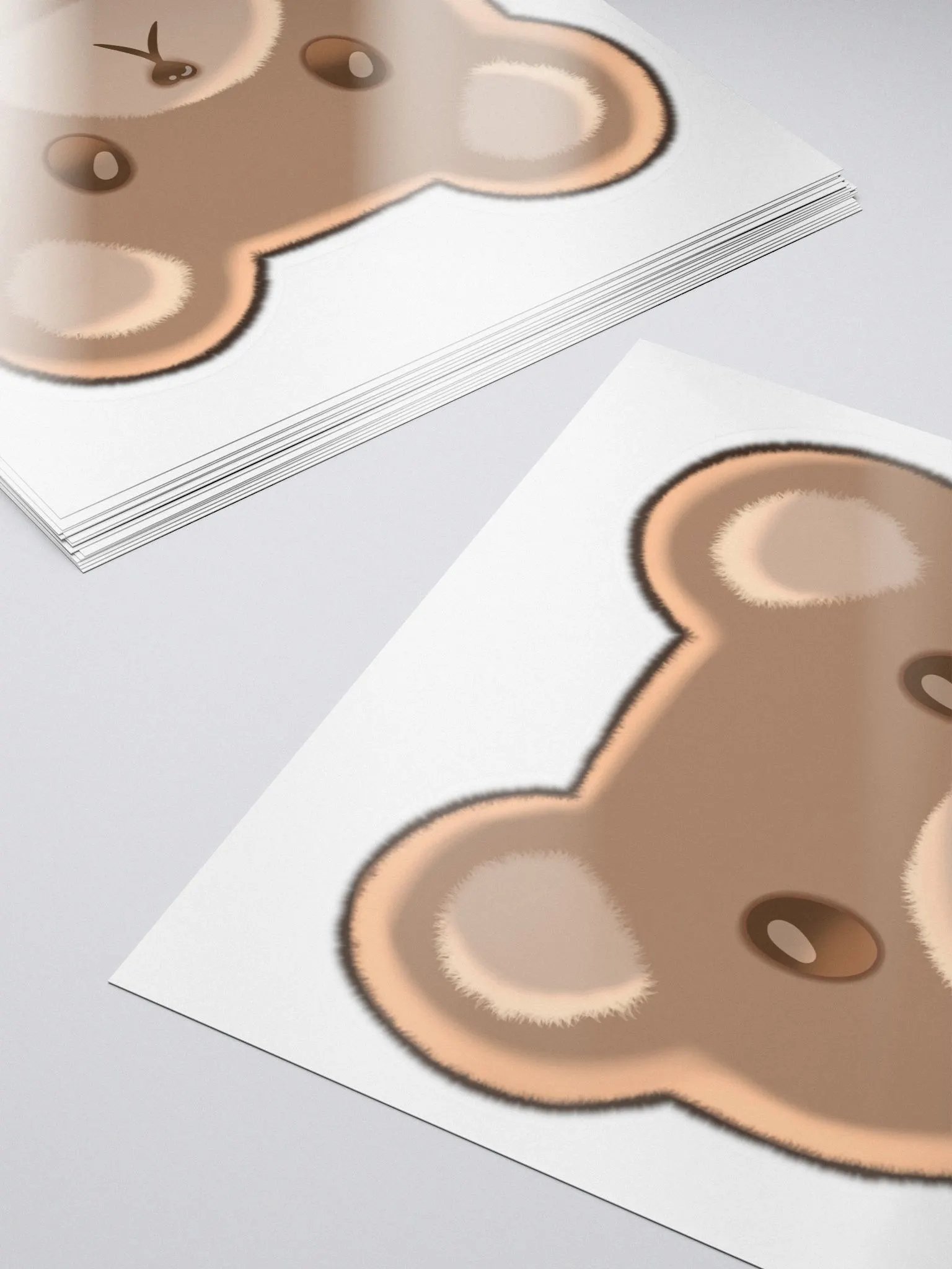 Cute & Cozy Teddy Bear - STICKER product image (5)