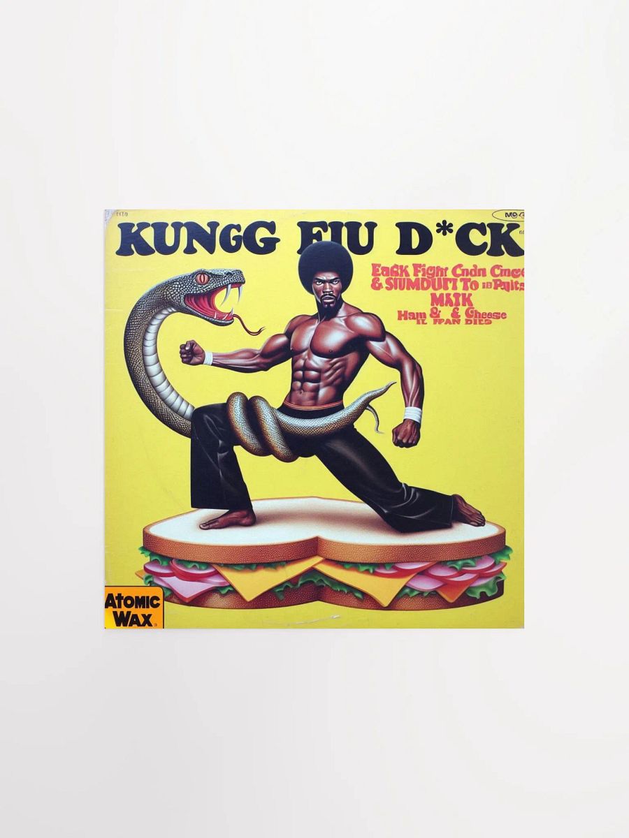 Kung Fu D*ck Ham & Cheese Poster product image (2)
