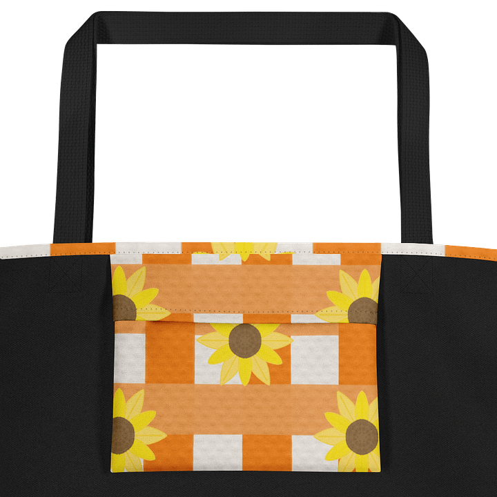 Sunflower Gingham Tote in Orange product image (2)