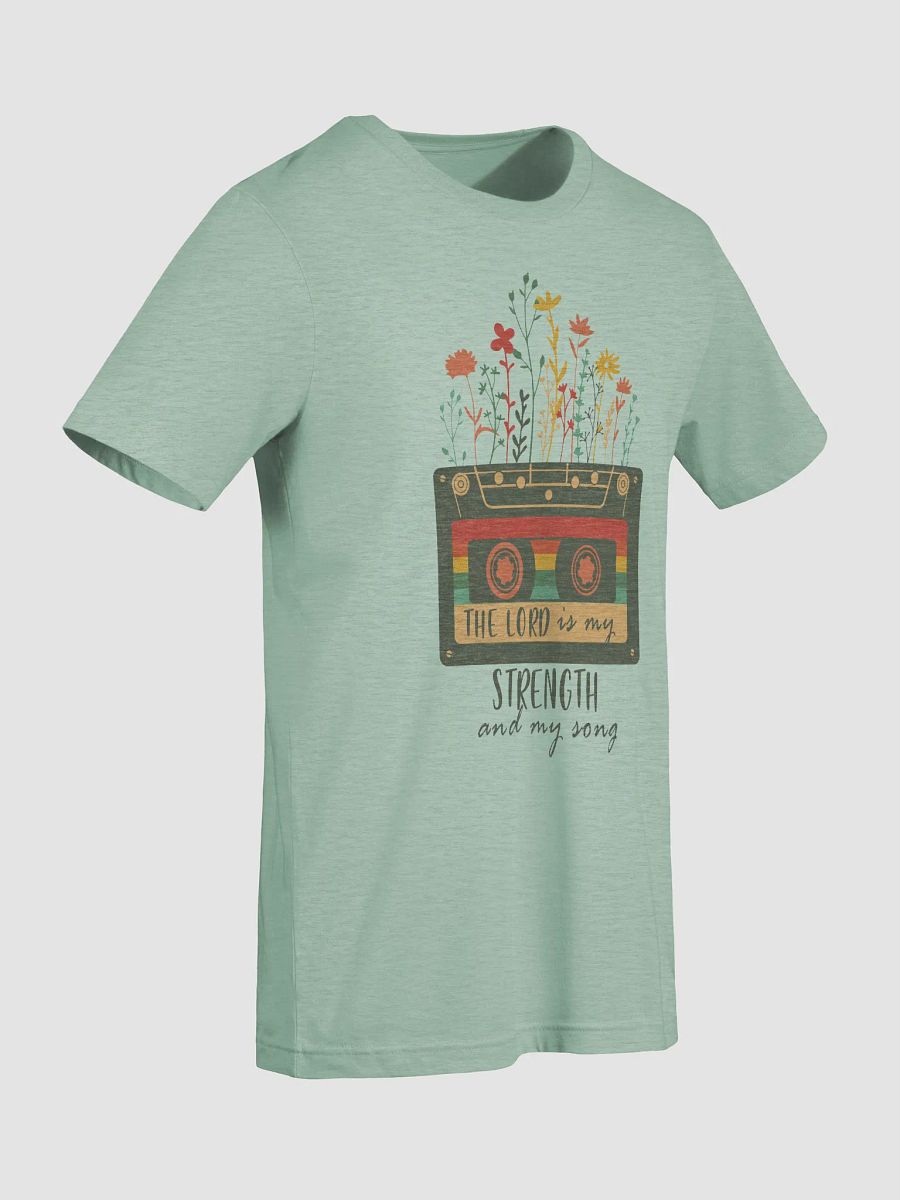 The Lord is my Strength and My Song Cassette Tee product image (95)