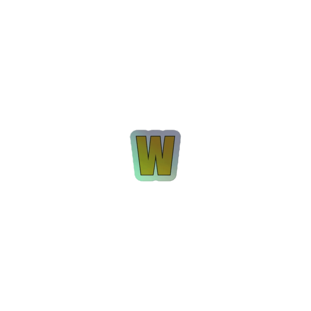 W sticker product image (1)
