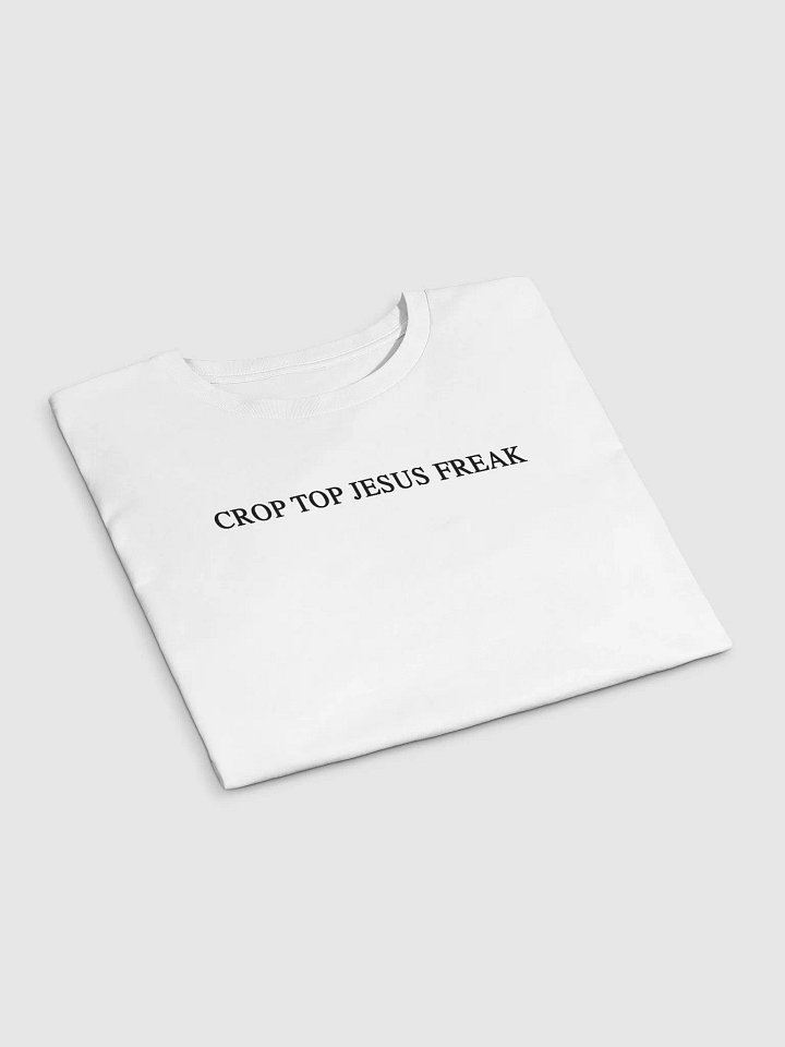 Crop Top Jesus Freak (White) product image (2)
