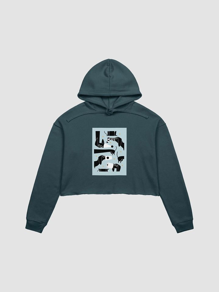 Playful Pup Paradise Crop Hoodie product image (5)