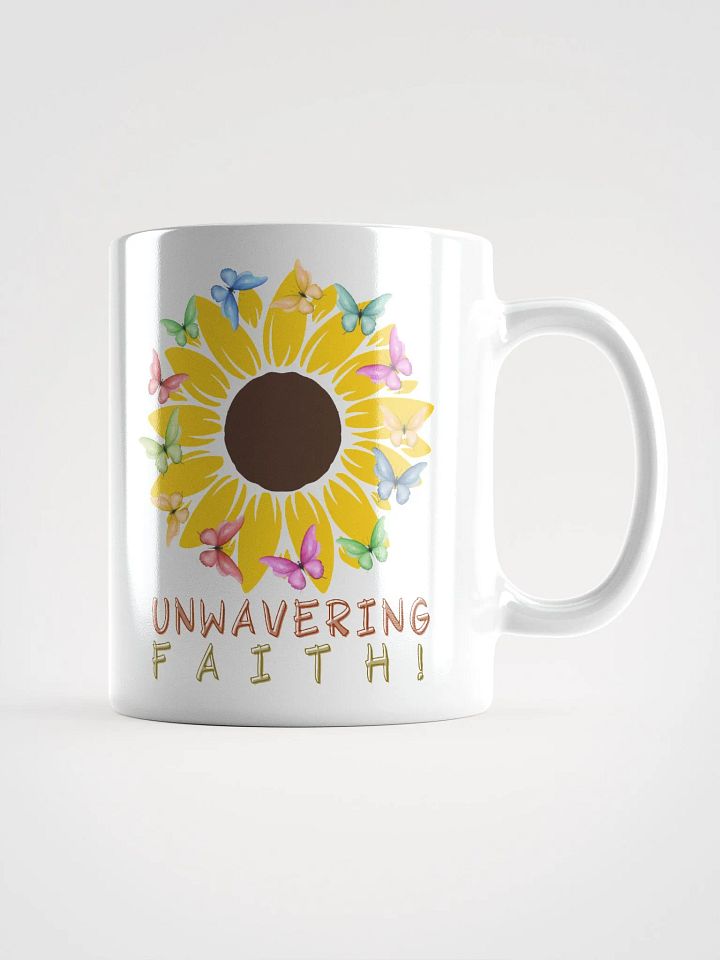 Unwavering Faith Sunflower Mug" product image (3)