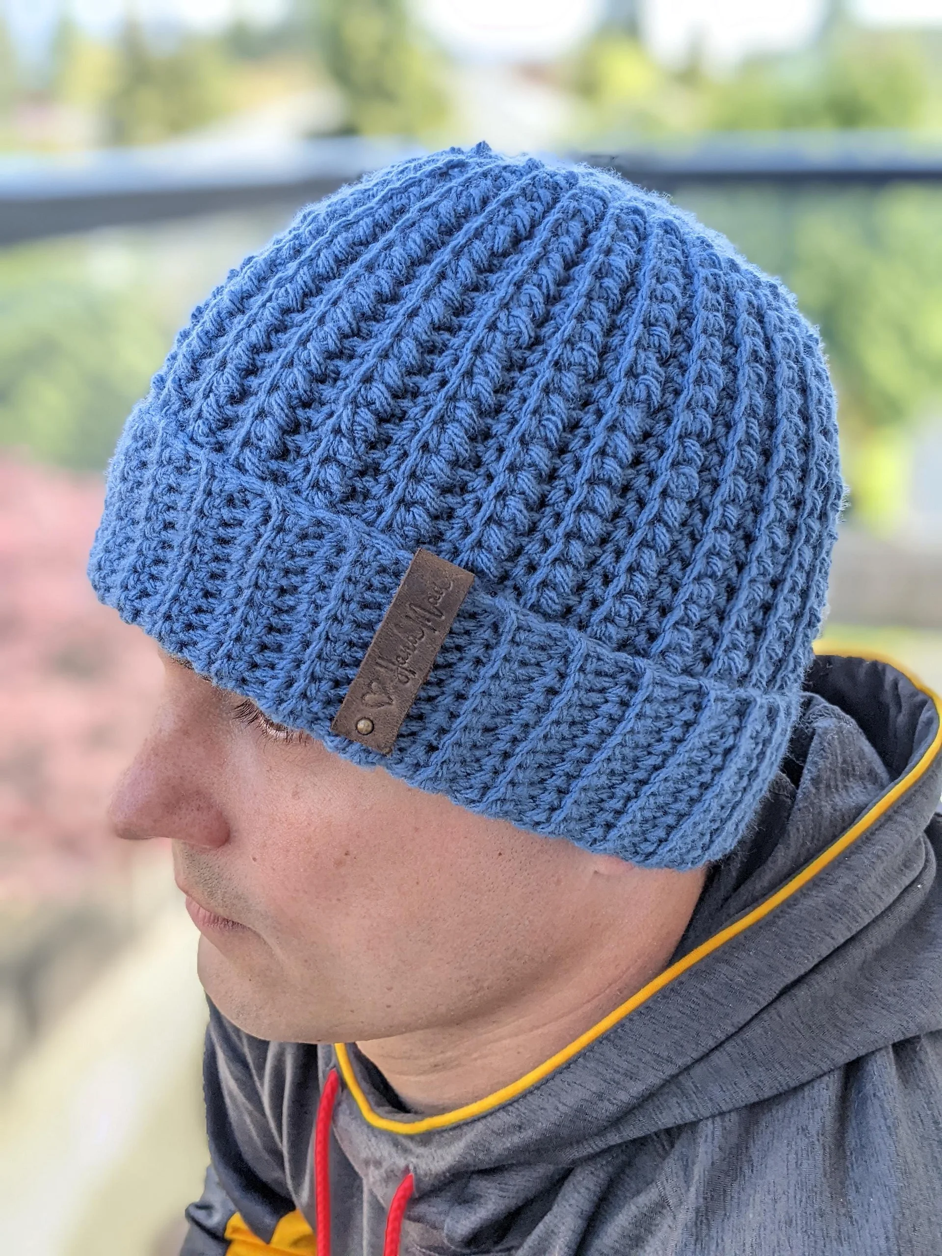 Crochet Nomad Beanie Pattern for Men product image (3)
