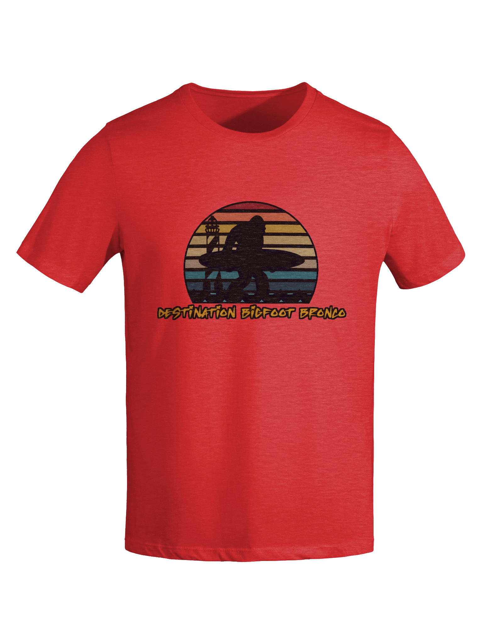 Destination Bigfoot Bronco Classic Logo Bella+Canvas Women's Supersoft Relaxed-fit T-Shirt (Multiple Colors Available) product image (100)