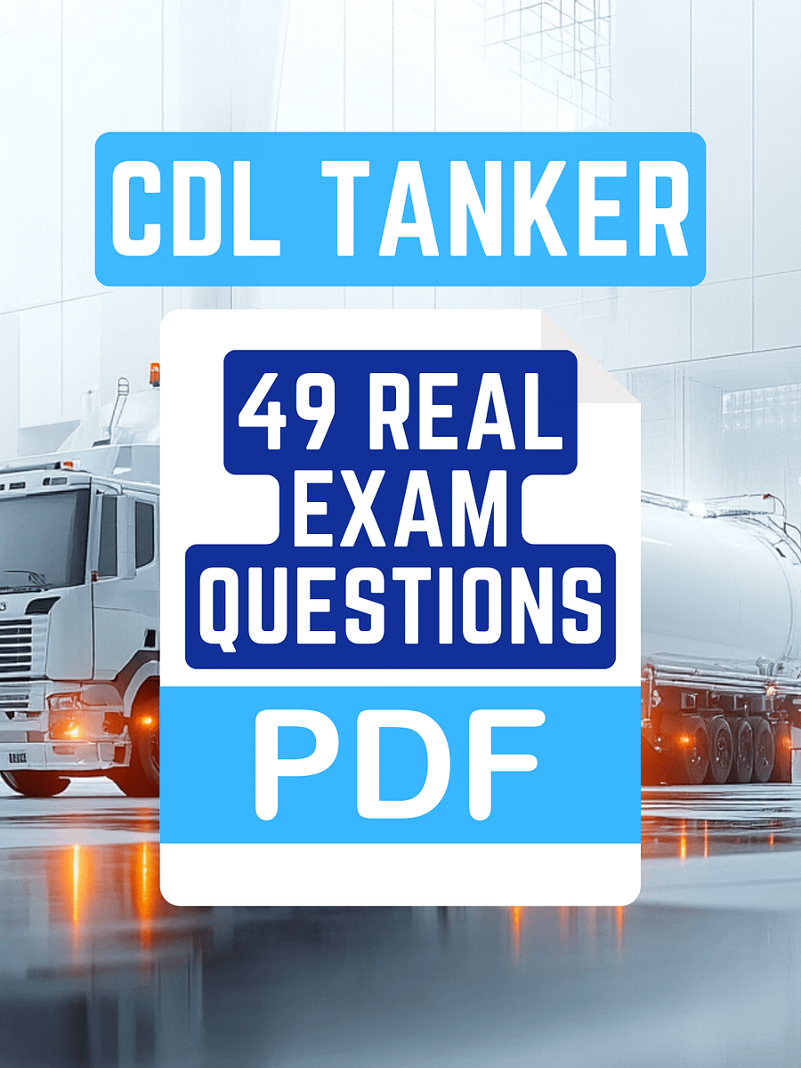 CDL Tanker Practice Test (PDF-file) product image (1)