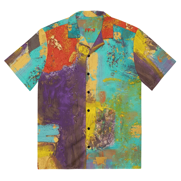 original painting by b.reters, printed on Hawaian shirt product image (2)