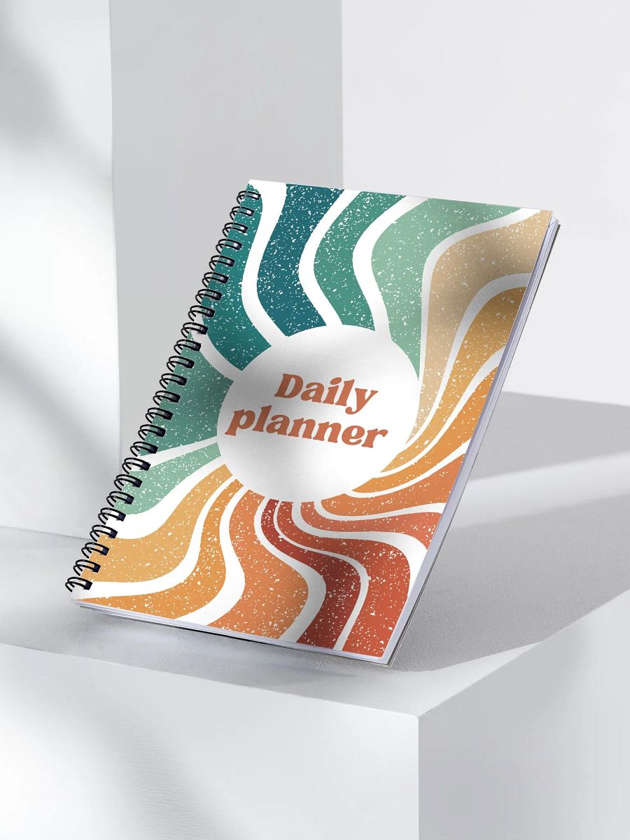 Spectrum Swirls Spiral Notebook product image (3)