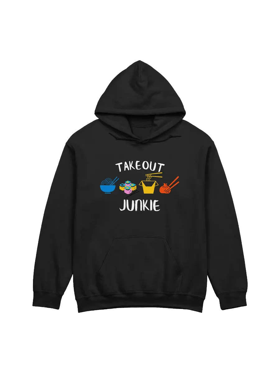 Takeout Junkie - Gildan Classic Hoodie - Dark Colors product image (4)