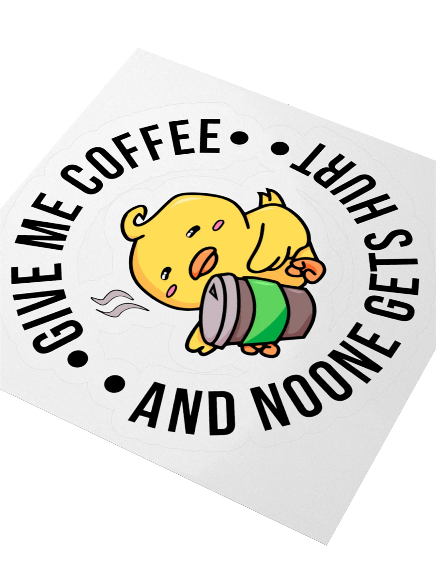 Give Me Coffee Sticker product image (7)