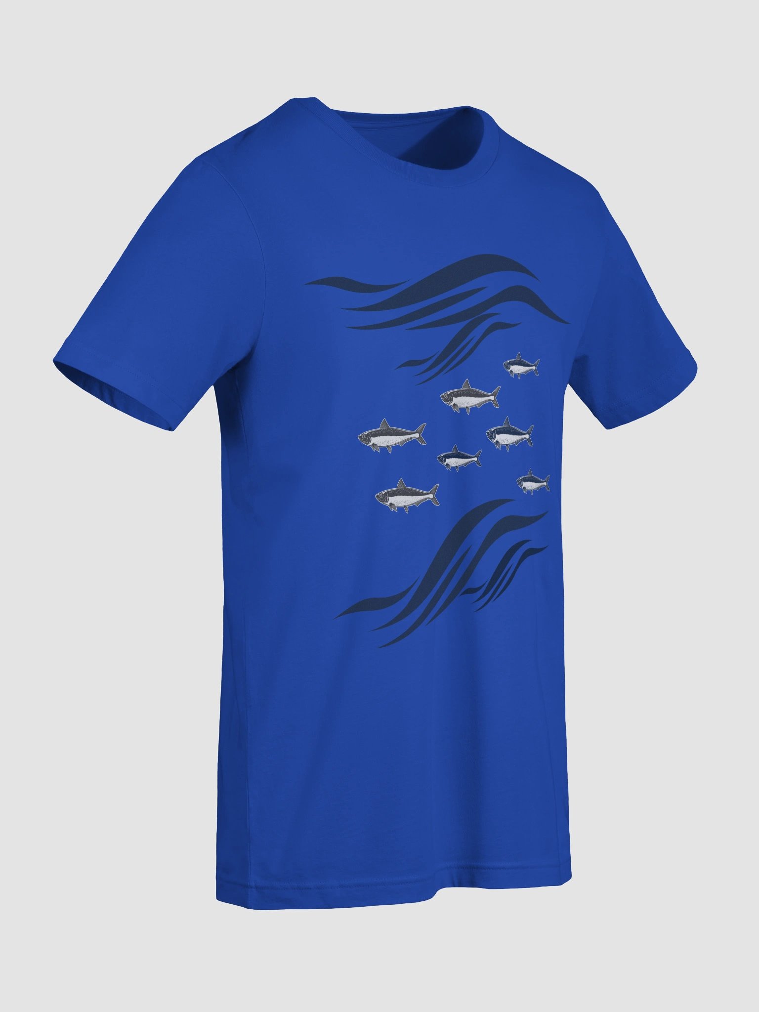 Sardines In Waves Supersoft Lightweight T-Shirt product image (9)