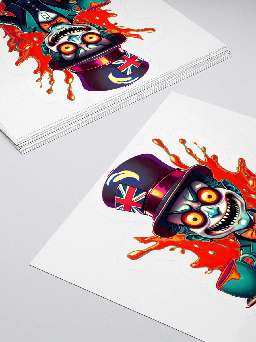 BloodSoakedBrit Character Vinyl Sticker 💀🔥 product image (4)